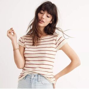 Madewell Marin Sweater Tee in Stripe XXS